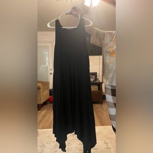 Torrid Super Soft Knits Sleeveless Dress w/Pockets, Shark bite hem